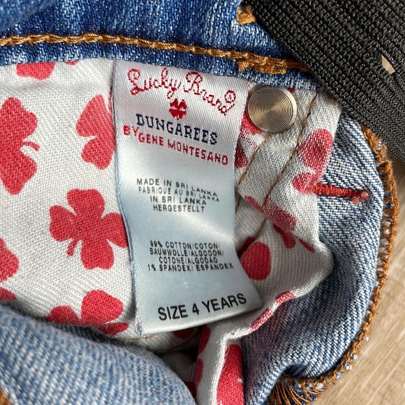 Lucky Brand Dungaree jeans with embroidered pocket - Picture 9 of 9